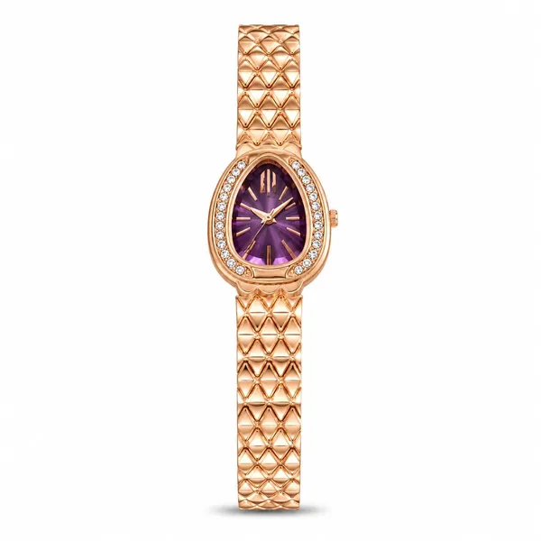 Women’s_Rose_Gold_Purple_Dial_Crystal_Oval_Bracelet_Watch