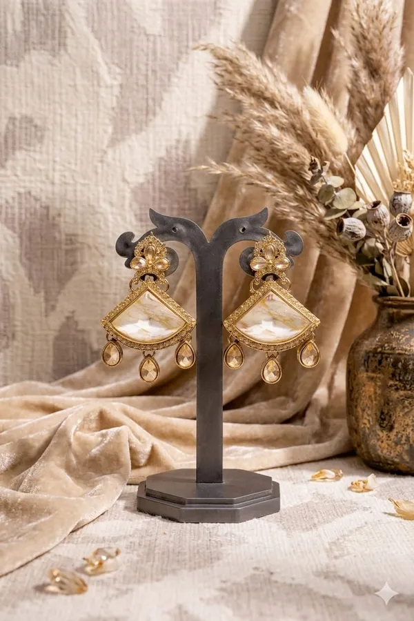 Gold_Plated_Kundan_Chandbali_Earrings_With_Pearl_Drops