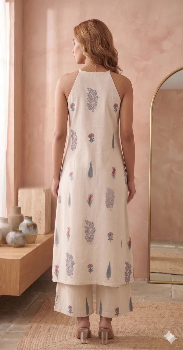 White_Colour_Viscose_Co-Ord_Set