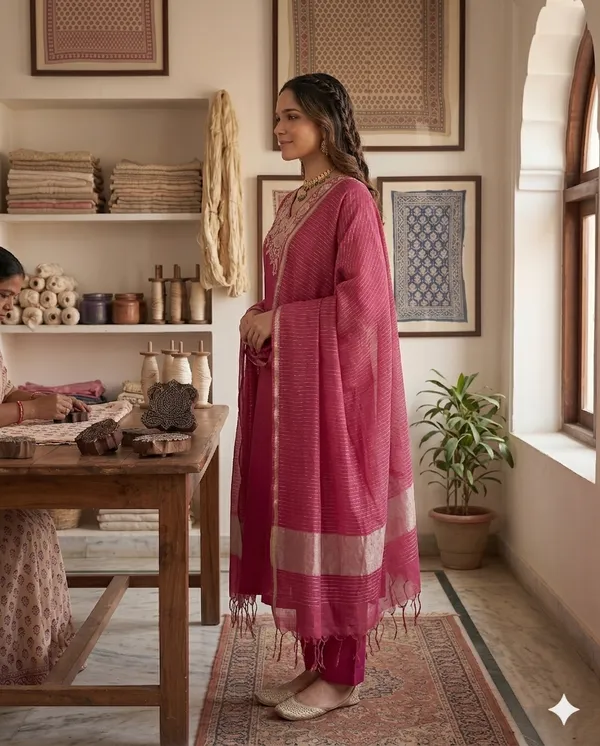 Pink_Colour_Suit_With_Dupatta