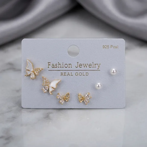 18k_gold_plated_Elegant_Butterfly_And_Pearl_Stud_Earring_Set_3_Pairs