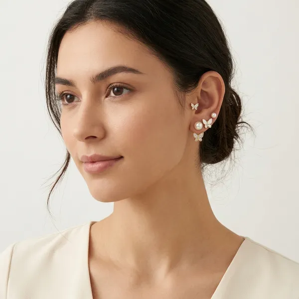 18k_gold_plated_Elegant_Butterfly_And_Pearl_Stud_Earring_Set_3_Pairs