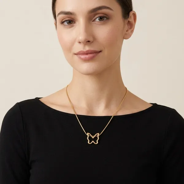 Elegant_Butterfly_Pendant_Necklace_Gold_Tone_Chain