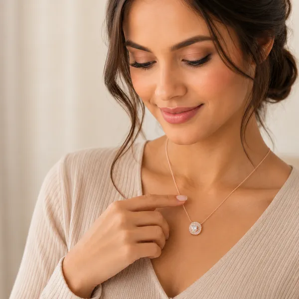 Elegant_Cushion_Halo_Diamond_Pendant_Necklace