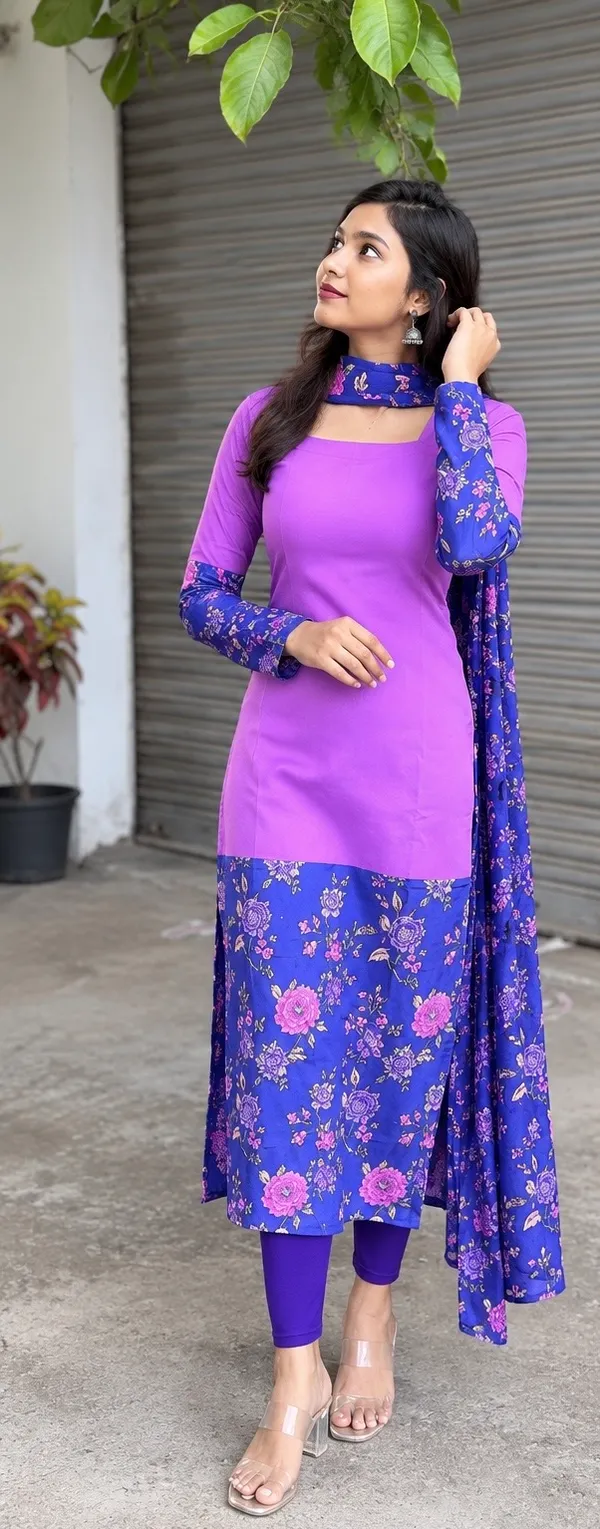 JAMBU_KURTI_WITH_DUPPTA_