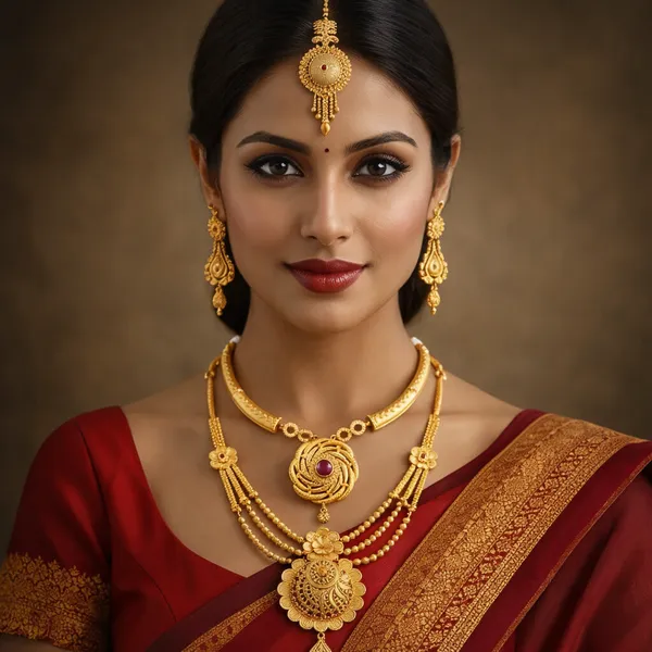 Gold_Copper_Filigree_Bridal_Jewellery_Set_For_Women
