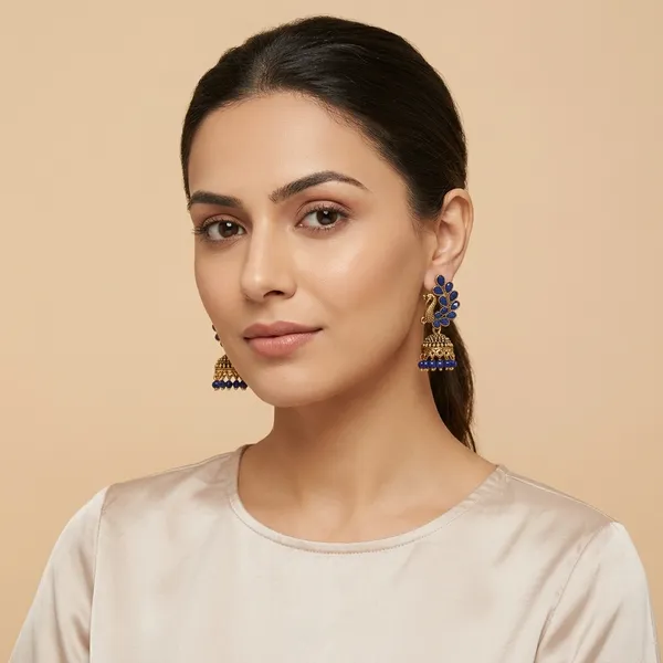 Gold_Alloy_Ethnic_Jhumka_Earrings_Set_For_Women_(Pack_of_3_)