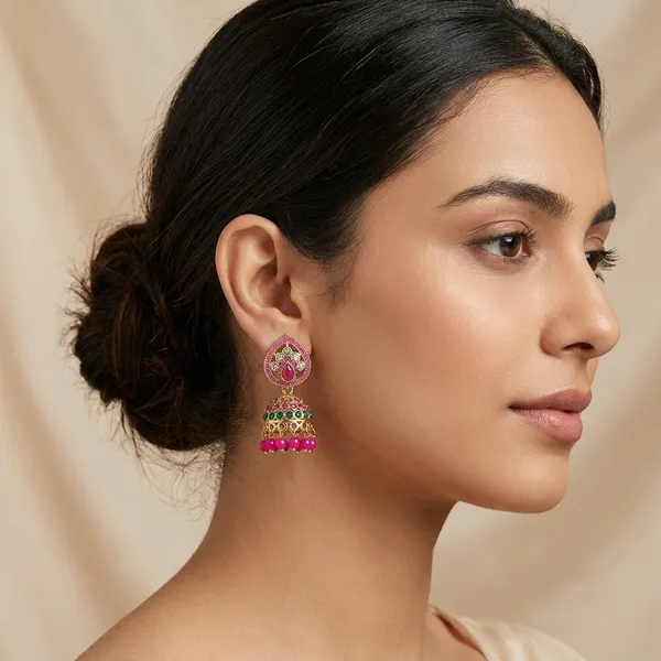 Multicolor_Alloy_Chandbali_Earrings_Pairs_For_Women_(Pack_of_4_)