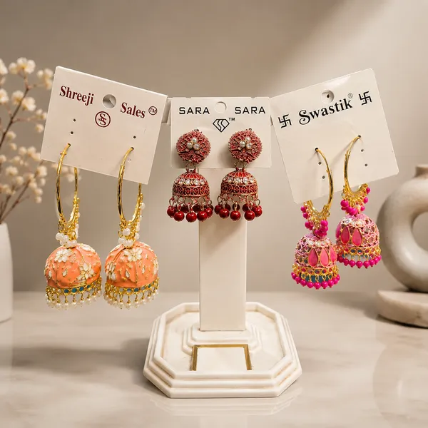 Multicolor_Alloy_Meenakari_Jhumka_Earrings_For_Women_(Pack_of_3_)