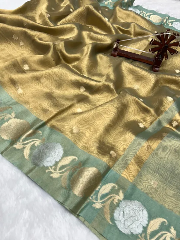 Zari_Tissue_Saree_-_Sage_Green