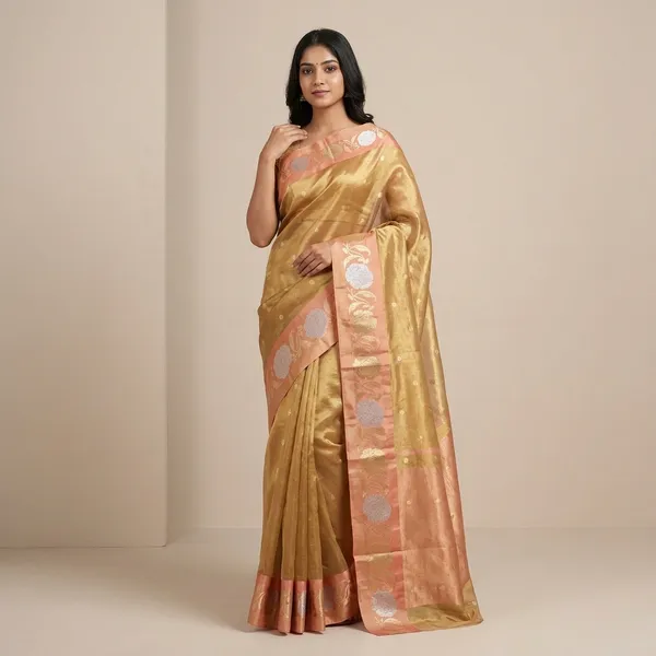 Zari_Tissue_Saree_-_Peach