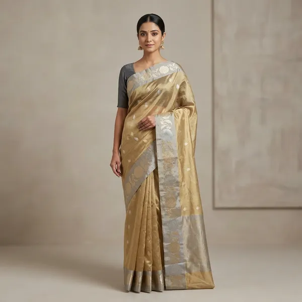Zari_Tissue_Saree_-_Grey