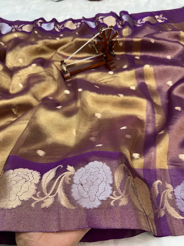 Zari_Tissue_Saree_-_Dark_Purple