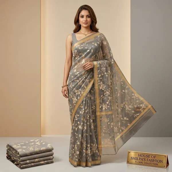Grey_Linen_Cotton_Floral_Embroidered_Saree_For_Women