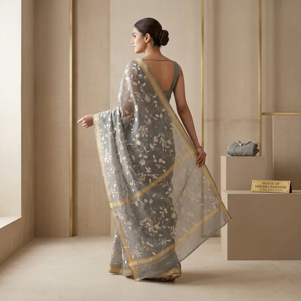 Grey_Linen_Cotton_Floral_Embroidered_Saree_For_Women