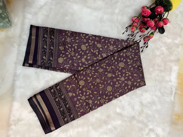 Purple_Cotton_Silk_Floral_Printed_Saree_For_Women
