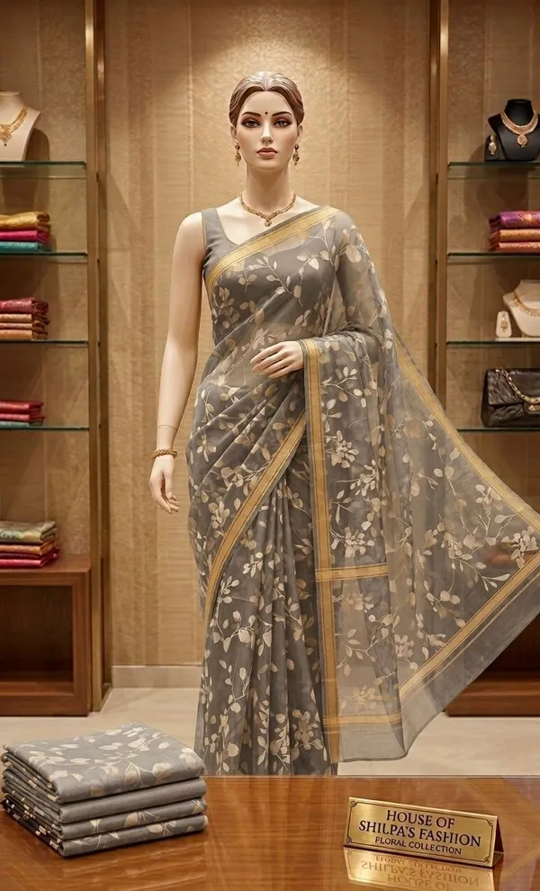 Grey_Linen_Cotton_Floral_Embroidered_Saree_For_Women