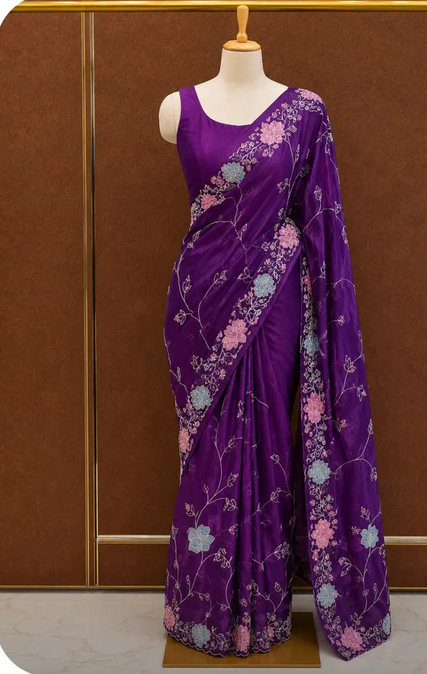Purple_Burbury_Crush_Floral_Embroidered_Saree_For_Women