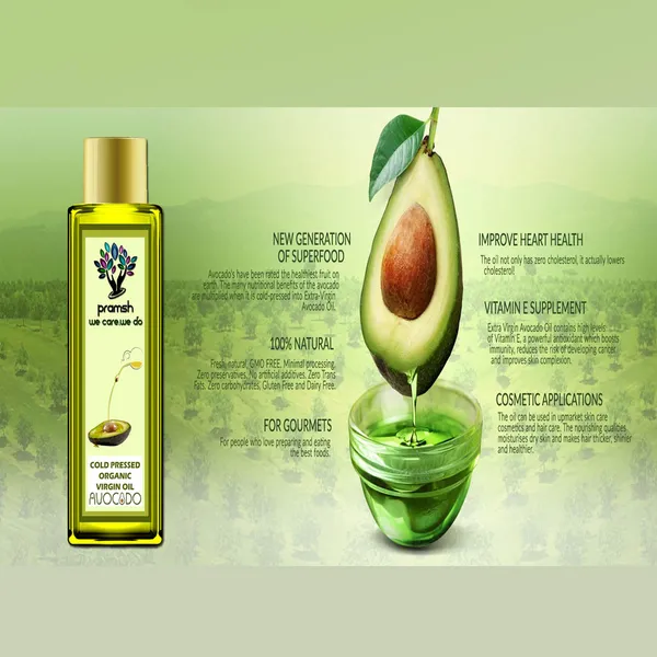 Pramsh_Cold_Pressed_Organic_Virgin_Avocado_Oil_Vitamins_A_E_100Ml