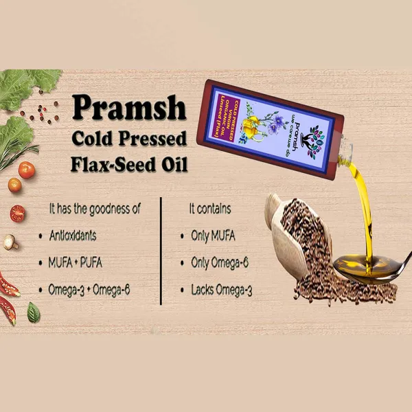 Pramsh_Cold_Pressed_Virgin_Organic_Flax_Seed_Oil_200Ml