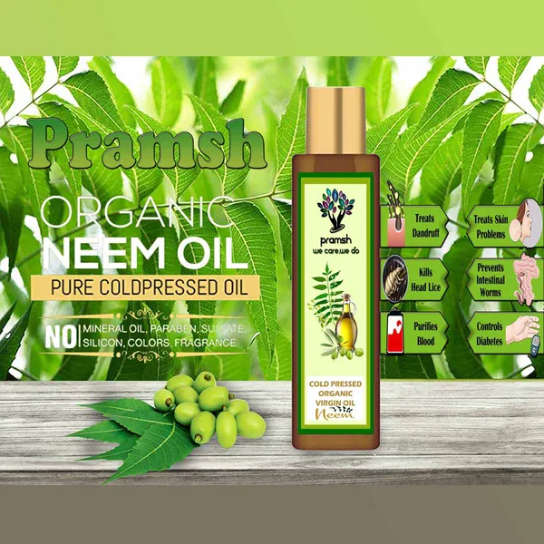 Pramsh_Cold_Pressed_Organic_Virgin_Neem_Oil_Ayurvedic_100Ml