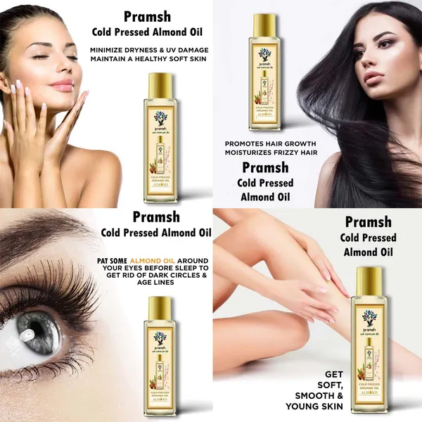 Pramsh_Cold_Pressed_Organic_Almond_Oil_Hair_Skin_Care_50Ml