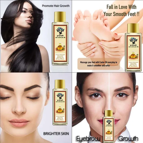 Pramsh_Cold_Pressed_Organic_Virgin_Castor_Oil_Hair_Growth_50Ml