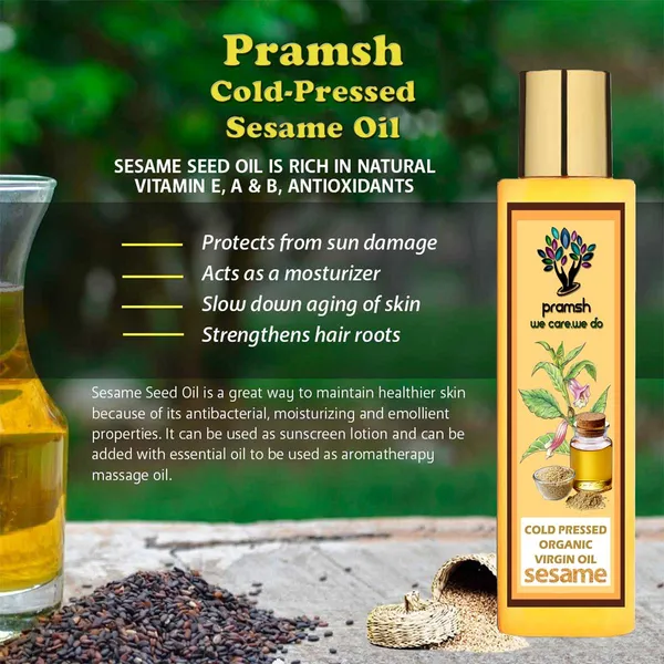 Pramsh_Cold_Pressed_Organic_Virgin_Sesame_Oil_50Ml