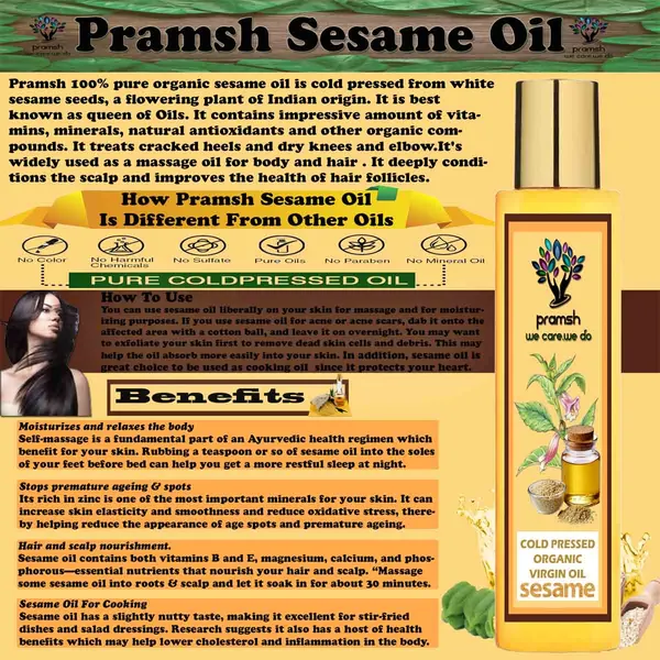 Pramsh_Cold_Pressed_Organic_Virgin_Sesame_Oil_50Ml