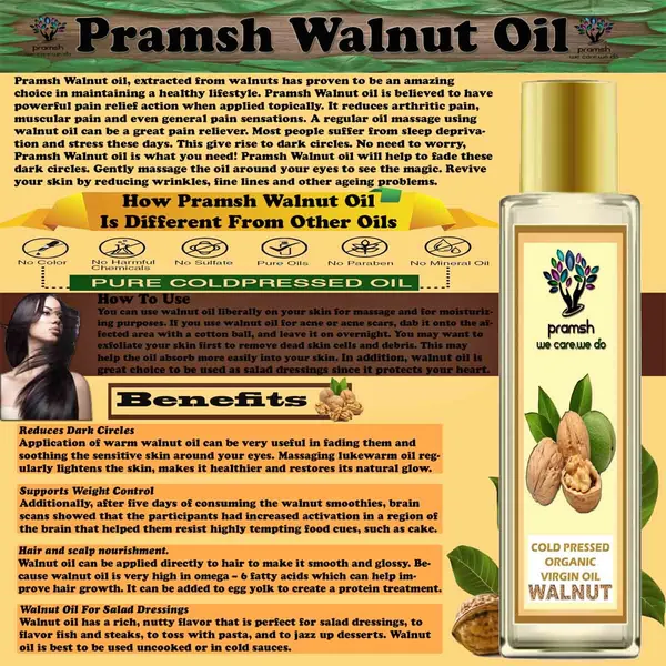 Pramsh_Cold_Pressed_Organic_Virgin_Walnut_Oil_200Ml