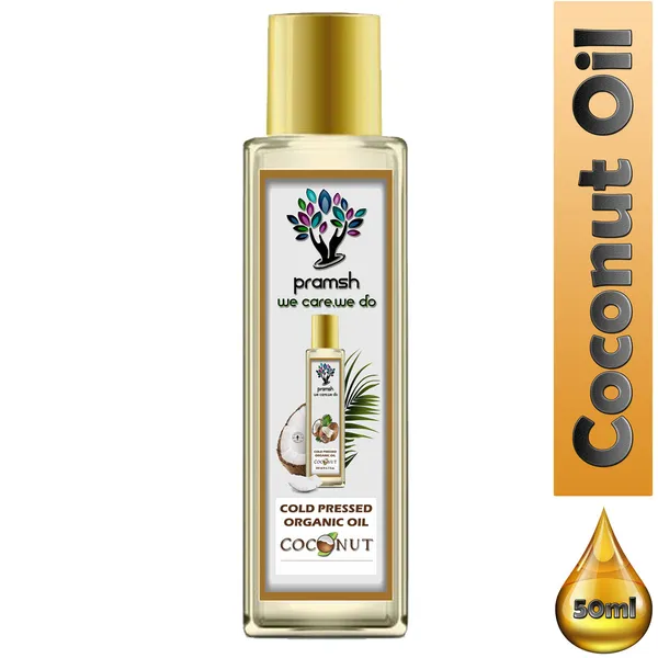 Pramsh_Cold_Pressed_Organic_Coconut_Oil_Hair_&_Skin_Care_50Ml
