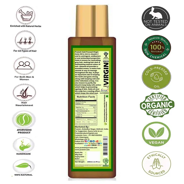 Pramsh_Cold_Pressed_Organic_Virgin_Amla_Oil_200Ml