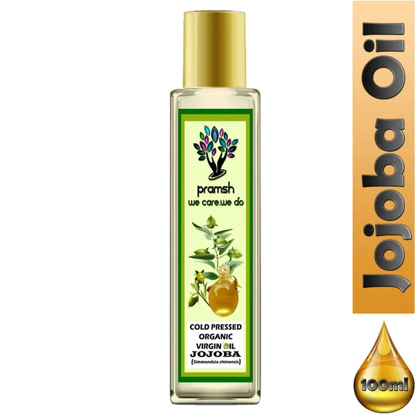 Pramsh_Cold_Pressed_Organic_Virgin_Jojoba_Oil_100Ml