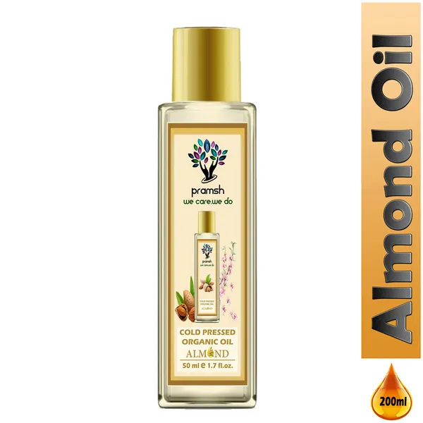 Pramsh_Cold_Pressed_Organic_Almond_Oil_200Ml