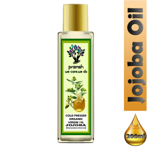 Pramsh_Cold_Pressed_Organic_Virgin_Jojoba_Oil_200Ml