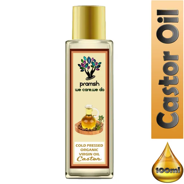 Pramsh_Organic_Cold_Pressed_Virgin_Castor_Oil_100Ml