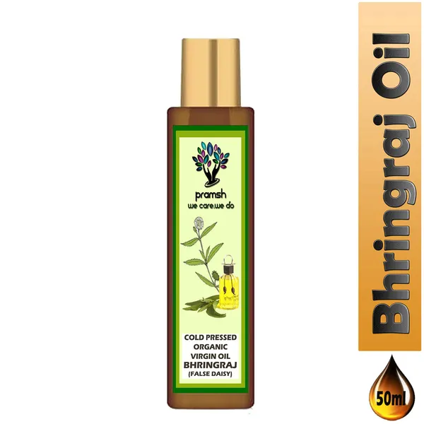 Pramsh_Cold_Pressed_Organic_Virgin_Bhringraj_Oil_50Ml