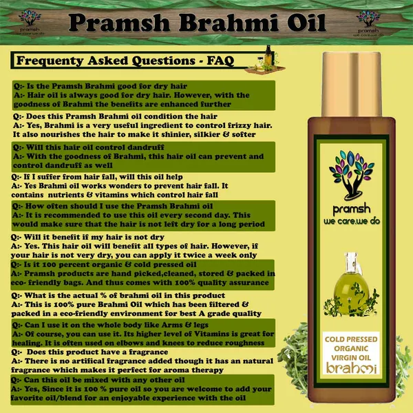 Pramsh_Cold_Pressed_Organic_Virgin_Brahmi_Oil_200Ml