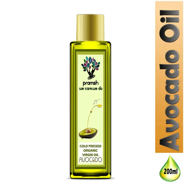 Pramsh_Cold_Pressed_Organic_Avocado_Oil_Hair_Skin_Care_200Ml