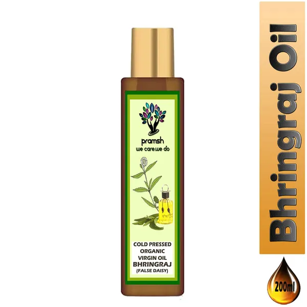Pramsh_Cold_Pressed_Organic_Virgin_Bhringraj_Hair_Oil_200Ml