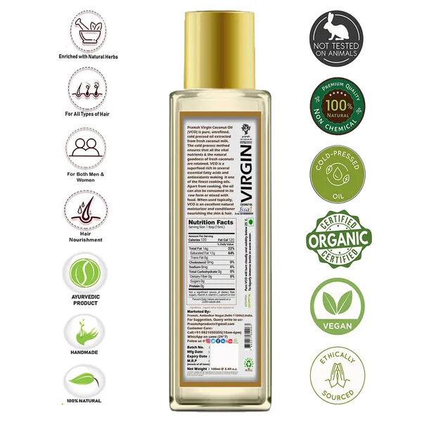Pramsh_Organic_Virgin_Cold_Pressed_Coconut_Oil_100Ml