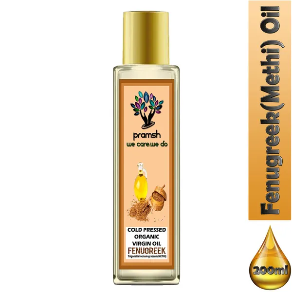 Pramsh_Cold_Pressed_Organic_Virgin_Fenugreek_Methi_Oil_200Ml