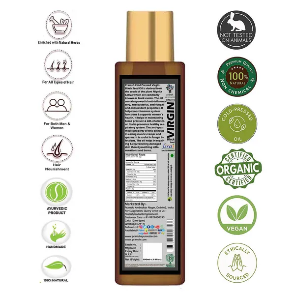 Pramsh_Cold_Pressed_Organic_Virgin_Black_Seed_Oil_100Ml