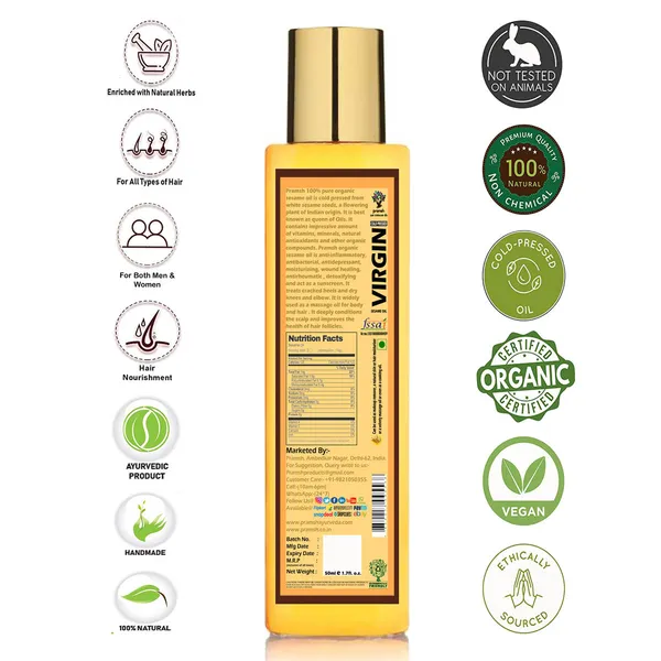 Pramsh_Cold_Pressed_Organic_Virgin_Sesame_Oil_50Ml