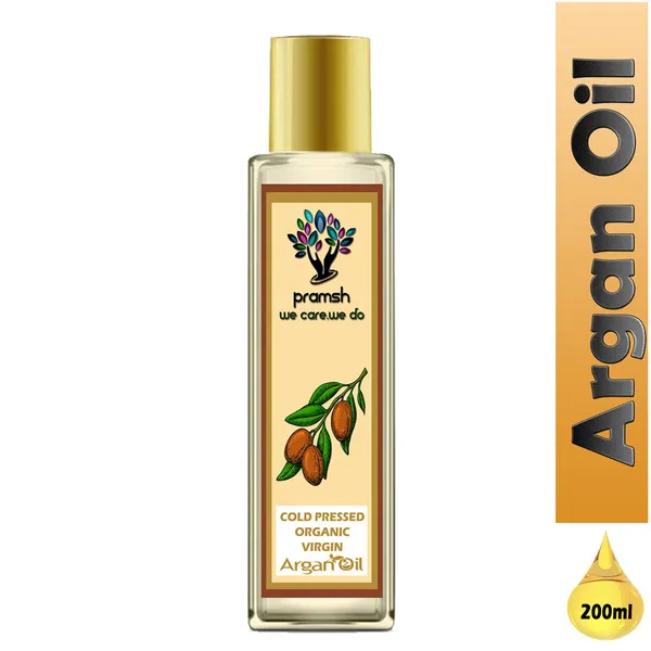 Pramsh_Cold_Pressed_Organic_Virgin_Argan_Oil_200Ml