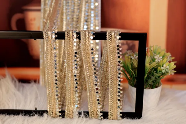Gold_Embellished_Mirror_Lace_Trim_with_Black_and_Blue_Beads
