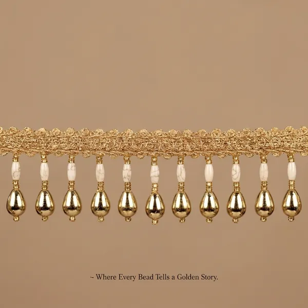 Golden_Beaded_Trim_with_Teardrop_Dangles_for_Crafts