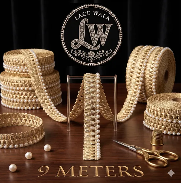 Beige_Pearl_Embellished_Lace_Trim_Ribbon_9_Meters