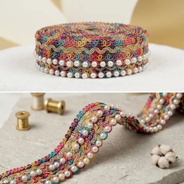 Multicolor_Embroidered_Lace_Trim_with_Pearl_Beads_and_Golden_Thread