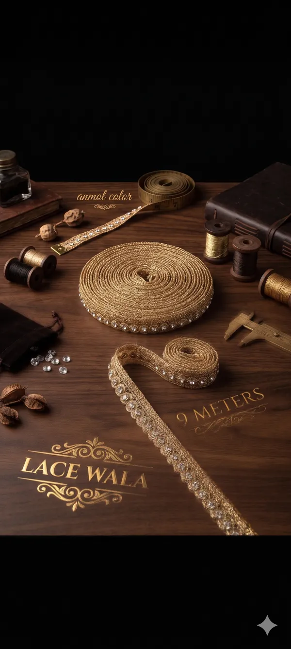 Antique_Gold_Crystal_Clear_Stone_Decorative_Lace_9_Meters